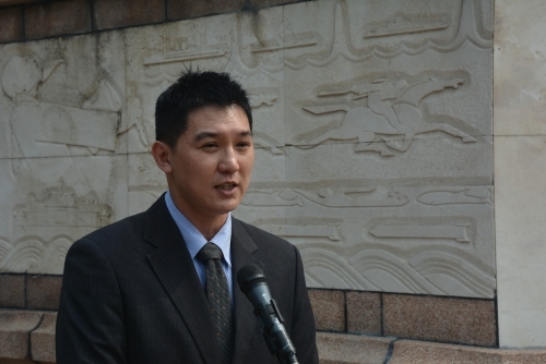 台湾世新大学通识中心讲师沈超群先生致辞 台湾世新大学通识中心讲师沈超群先生致辞